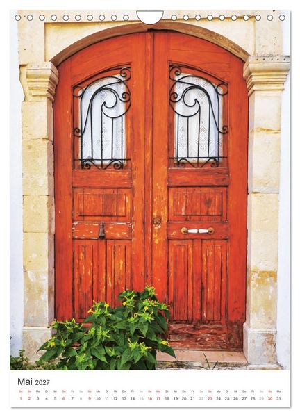 Produktbild: Kreta, deine T&uuml;ren (Wandkalender 2027 DIN A4 hoch), CALVENDO Monatskalender