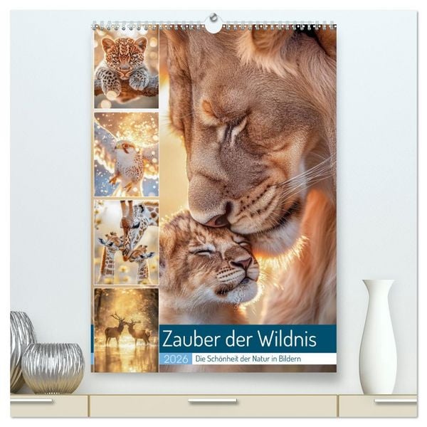 Zauber der Wildnis (hochwertiger Premium Wandkalender 2026 DIN A2 hoch), Kunstdruck in Hochglanz