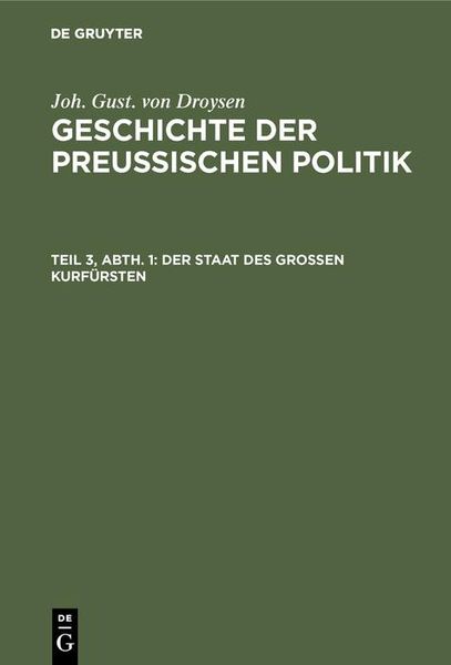 Produktbild: Der Staat des grossen Kurf&uuml;rsten
