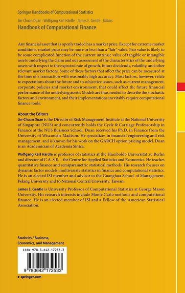 Produktbild: Handbook of Computational Finance
