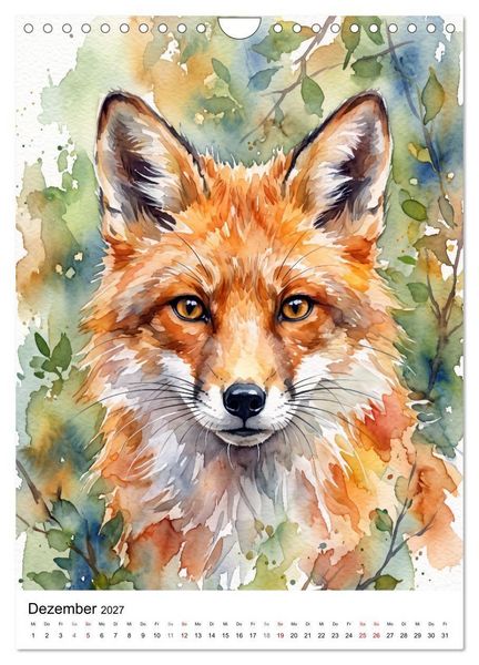 Produktbild: Begegnungen im Wald (Wandkalender 2027 DIN A4 hoch), CALVENDO Monatskalender