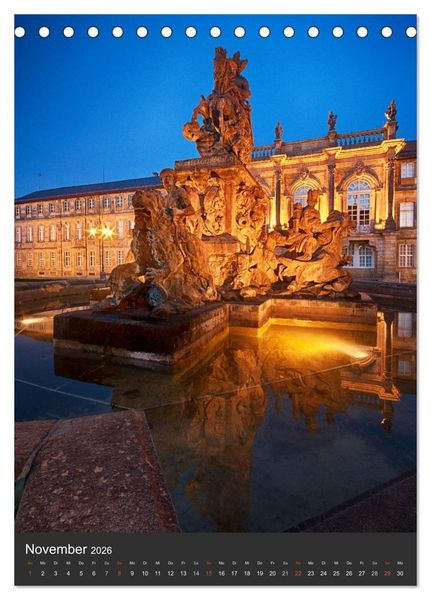 Produktbild: Bayreuth 2026 (Tischkalender 2026 DIN A5 hoch), CALVENDO Monatskalender