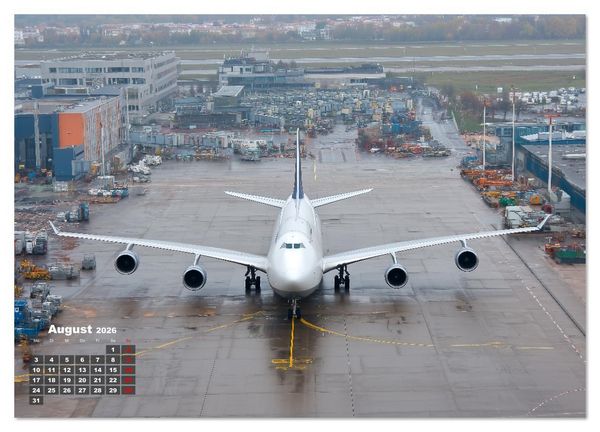 Produktbild: Flugzeuge hautnah - Flugzeugkalender f&uuml;r Flugzeugliebhaber (Wandkalender 2026 DIN A4 quer), CALVENDO Monatskalender