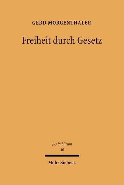 Produktbild: Freiheit durch Gesetz
