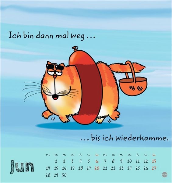 Produktbild: Catzz Postkartenkalender 2027