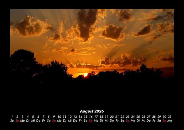 Produktbild: Sonnenuntergang 2026 Fotokalender DIN A3