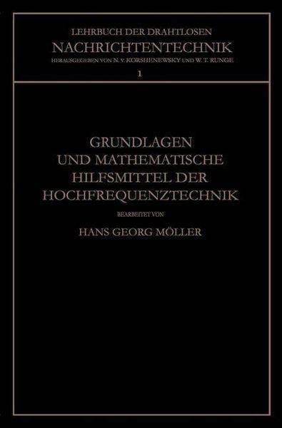 Produktbild: Grundlagen und Mathematische Hilfsmittel der Hochfrequenztechnik