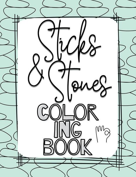 Produktbild: Sticks and Stones Coloring Book