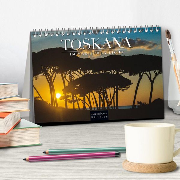 Produktbild: TOSKANA im magischen Licht (Tischkalender 2026 DIN A5 quer), CALVENDO Monatskalender
