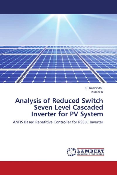Produktbild: Analysis of Reduced Switch Seven Level Cascaded Inverter for PV System
