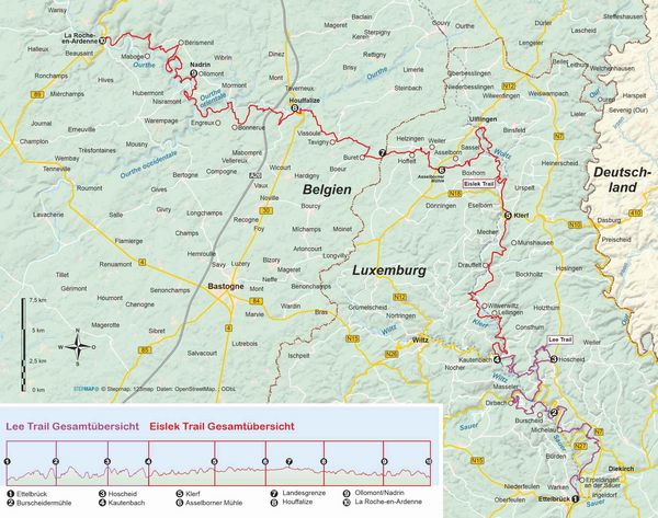 Produktbild: Luxemburg/Belgien: Lee Trail und Eislek Trail
