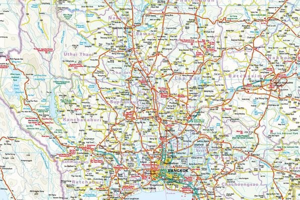 Reise Know-How Landkarte Thailand (1:1.200.000)