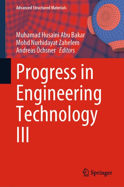 Produktbild: Progress in Engineering Technology III