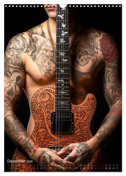 Produktbild: Tattoos Kunst auf der Haut (Wandkalender 2026 DIN A3 hoch), CALVENDO Monatskalender