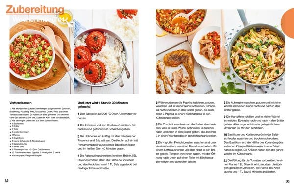 Produktbild: 2 Stunden vorkochen f&uuml;r die ganze Woche &ndash; 16 geniale Meal-Prep-Men&uuml;s f&uuml;r die ganze Familie