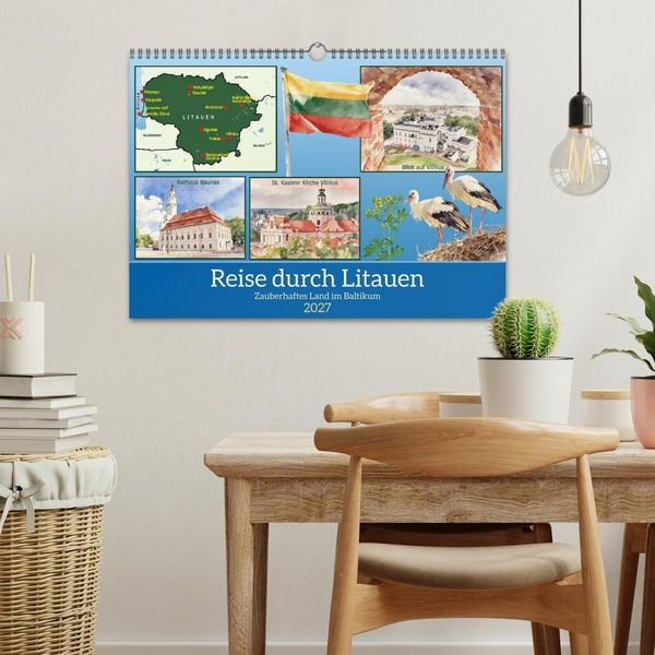 Produktbild: Reise durch Litauen (Wandkalender 2027 DIN A3 quer), CALVENDO Monatskalender
