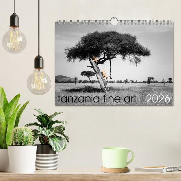 Produktbild: tanzania fine art (Wall Calendar 2026 DIN A4 landscape), CALVENDO 12 Month Wall Calendar
