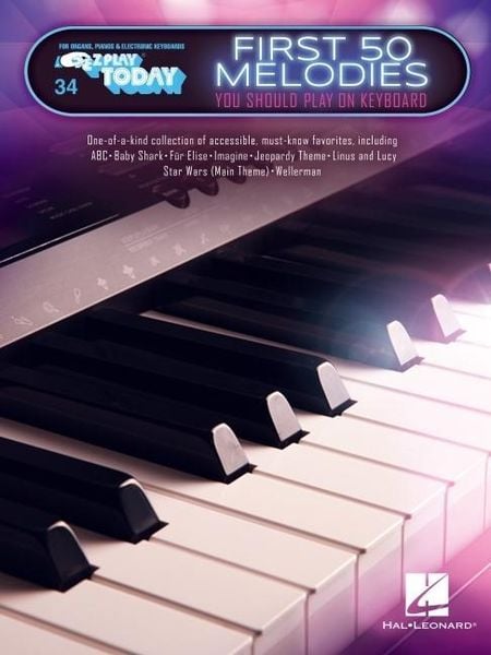 Produktbild: First 50 Melodies You Should Play on Keyboard - E-Z Play Today #34