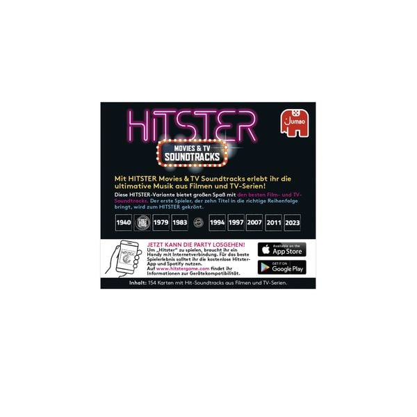 Produktbild: Hitster - Soundtracks (Erweiterung)
