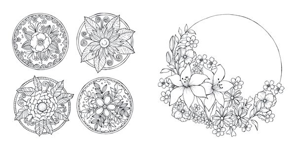 Produktbild: Bl&uuml;tentraum &ndash; Florale Motive ausmalen