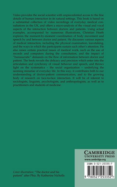 Produktbild: Body Movement and Speech in Medical Interaction