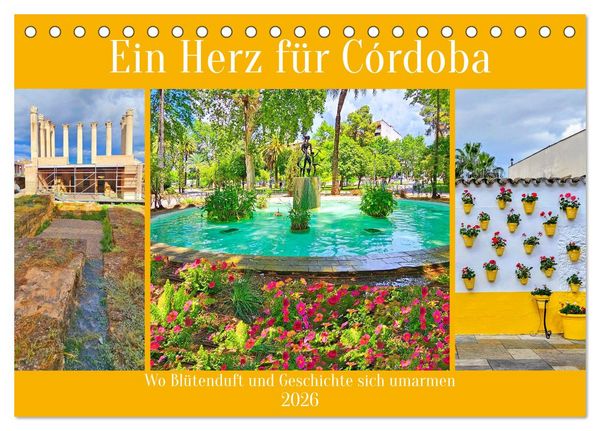 Produktbild: Ein Herz f&uuml;r C&oacute;rdoba (Tischkalender 2026 DIN A5 quer), CALVENDO Monatskalender