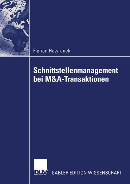 Produktbild: Schnittstellenmanagement bei M&A-Transaktionen