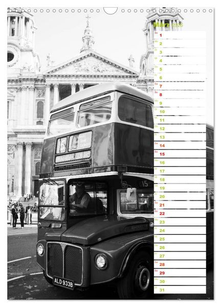 Produktbild: Big City London (Wandkalender 2026 DIN A3 hoch), CALVENDO Monatskalender