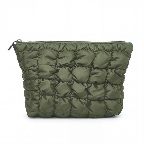 Produktbild: Kosmetiktasche mit Quilting (gr&uuml;n)