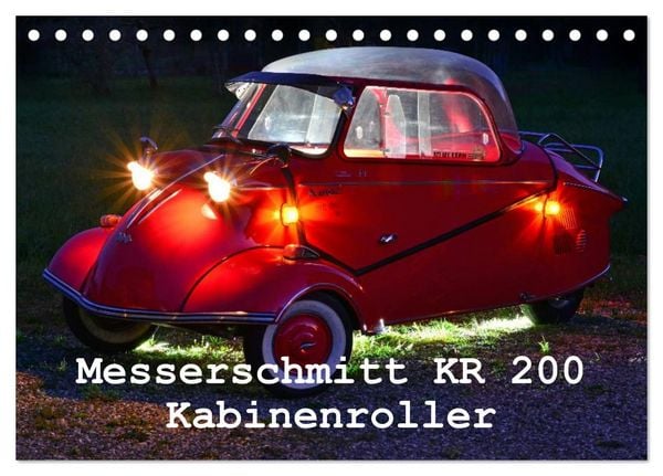 Produktbild: Messerschmitt KR 200 Kabinenroller (Tischkalender 2026 DIN A5 quer), CALVENDO Monatskalender