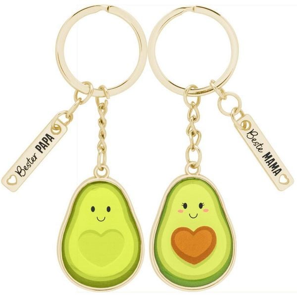 Produktbild: Paar-Schl&uuml;sselanh&auml;nger "Avocado"