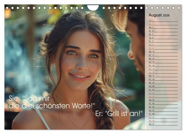 Produktbild: Lieblingshobby Grillen (Wandkalender 2026 DIN A4 quer), CALVENDO Monatskalender