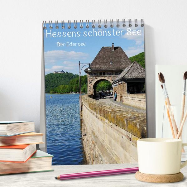 Produktbild: Hessens sch&ouml;nster See - Der Edersee (Tischkalender 2026 DIN A5 hoch), CALVENDO Monatskalender
