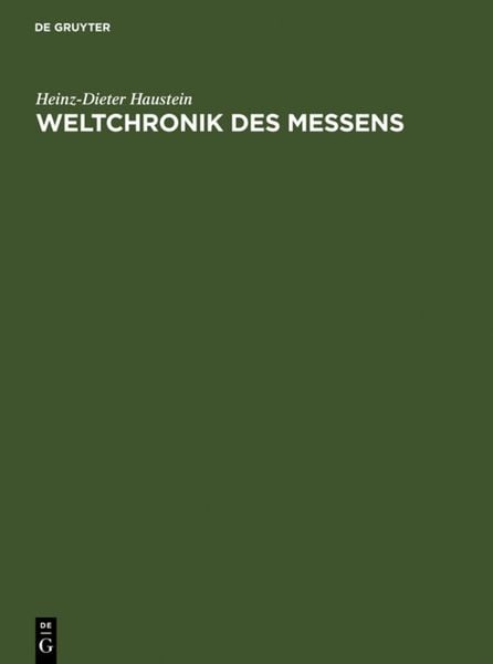 Produktbild: Weltchronik des Messens