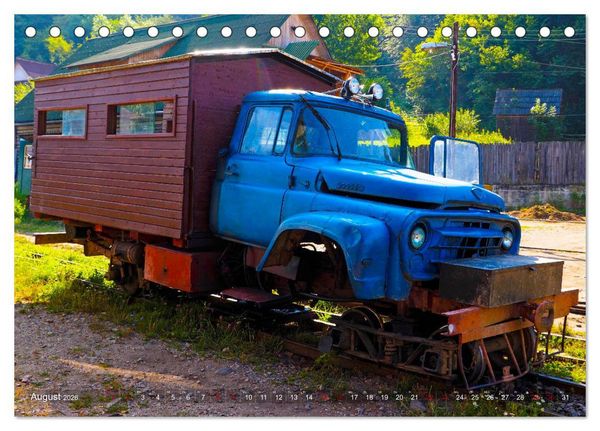 Produktbild: Waldbahnen in Rum&auml;nien - Die letzten Mocanitas (Tischkalender 2026 DIN A5 quer), CALVENDO Monatskalender
