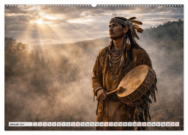 Produktbild: Ein spiritueller Weg. Im Rhythmus der Natur (Wandkalender 2027 DIN A2 quer), CALVENDO Monatskalender
