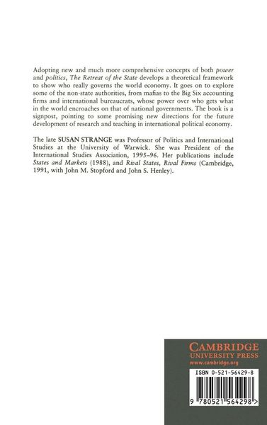 Produktbild: The Retreat of the State