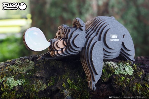 Produktbild: EUGY - 3D Bastelset Schwarzb&auml;r