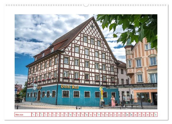Produktbild: Tettnang - Bilder einer Stadt (Wandkalender 2026 DIN A2 quer), CALVENDO Monatskalender
