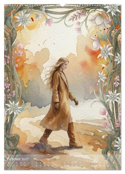 Produktbild: Die Dame im Sternenduft (Wandkalender 2027 DIN A2 hoch), CALVENDO Monatskalender