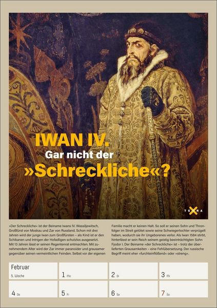 Produktbild: Terra X History Wochenplaner 2027