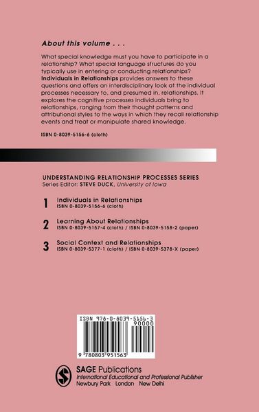 Produktbild: Individuals in Relationships