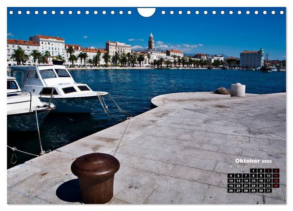 Produktbild: Kroatien - Split und die dalmatinische K&uuml;ste (Wandkalender 2026 DIN A4 quer), CALVENDO Monatskalender