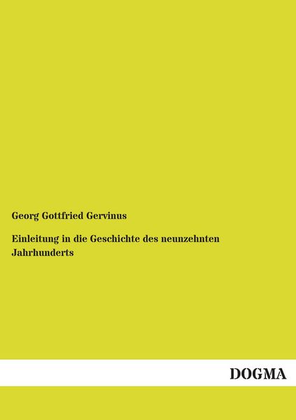 Produktbild: Einleitung in die Geschichte des neunzehnten Jahrhunderts