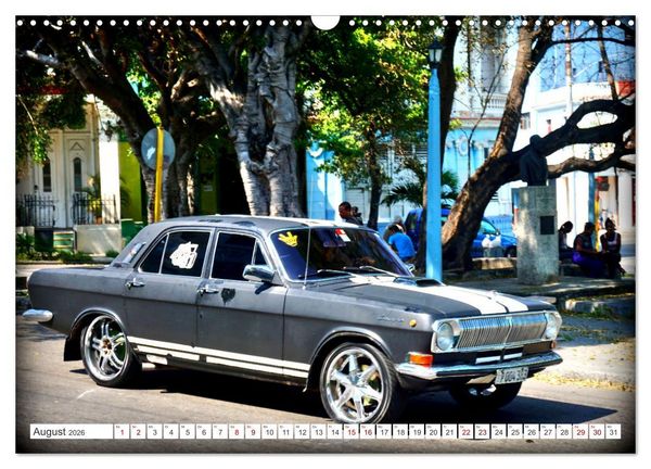 Produktbild: BEST OF WOLGA - Der sowjetische Oldtimer GAZ-24 (Wandkalender 2026 DIN A3 quer), CALVENDO Monatskalender