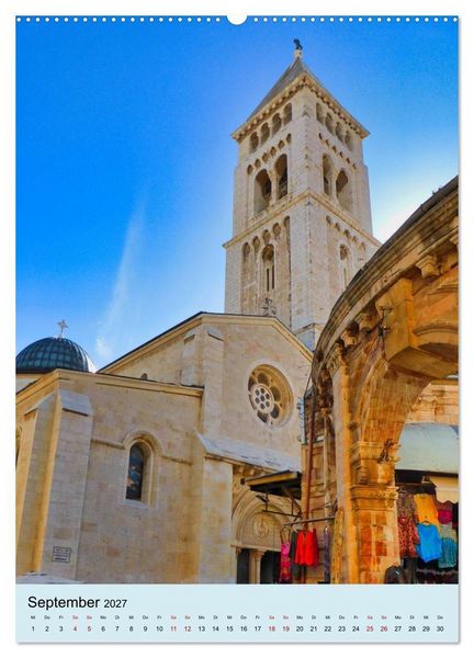 Produktbild: Evangelische Erl&ouml;serkirche Jerusalem (hochwertiger Premium Wandkalender 2027 DIN A2 hoch), Kunstdruck in Hochglanz