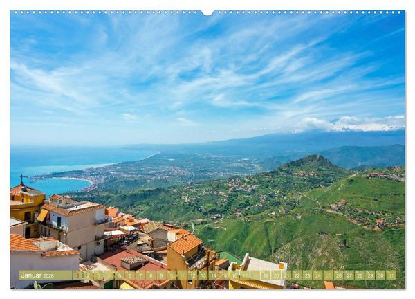 Produktbild: Sch&ouml;nes Sizilien: die Sonneninsel Italiens (hochwertiger Premium Wandkalender 2026 DIN A2 quer), Kunstdruck in Hochglanz
