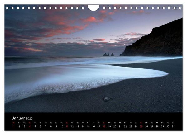 Produktbild: Island - Iceland (Wandkalender 2026 DIN A4 quer), CALVENDO Monatskalender