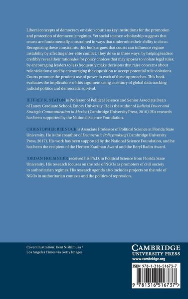 Produktbild: Can Courts be Bulwarks of Democracy?