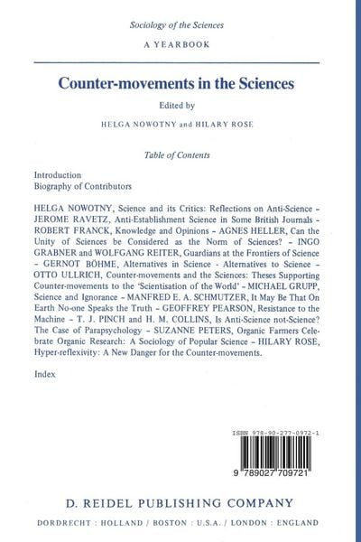 Produktbild: Counter-Movements in the Sciences